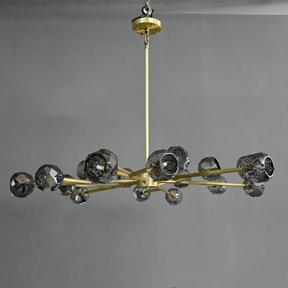 Bille De Crystal Ball Round Chandelier 60"