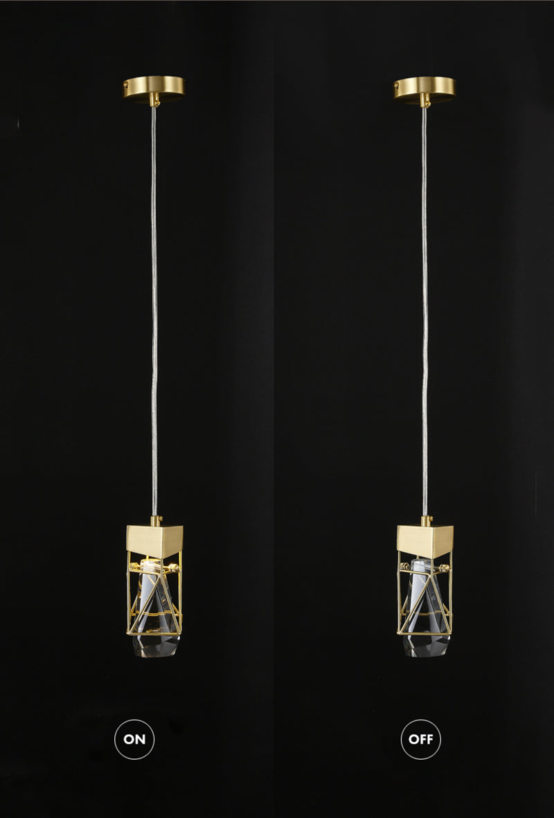 Irregular Modern Crystal Pendant Chandelier 1 Lights