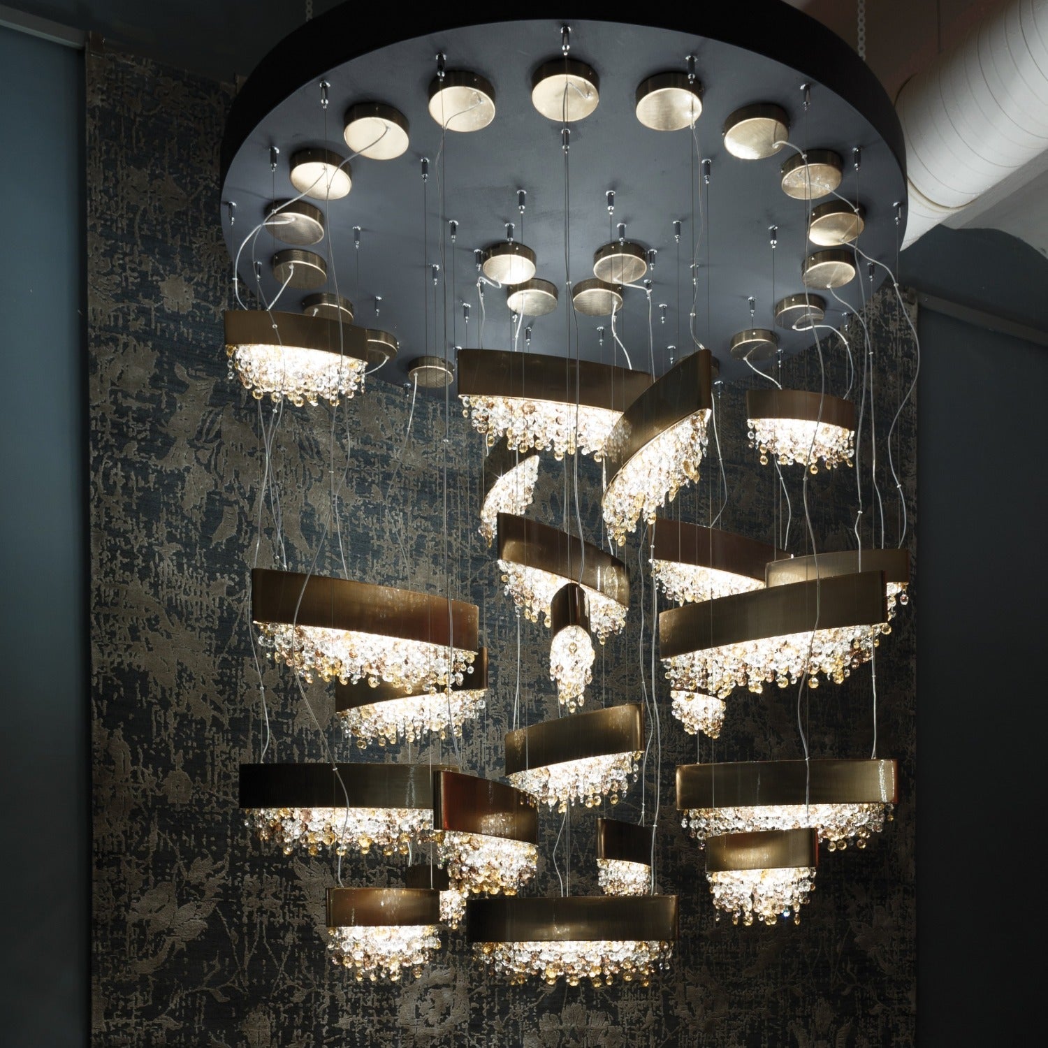 Olà S4 OV 100 | 4-Light Modern Chandelier - Masiero