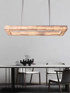 Marble Ravage Rectangle Chandelier 72"