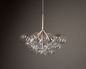 Oliver Bubble Glass Chandelier Jumbo 29''