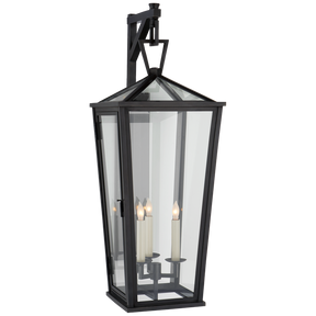 Large Tall Bracketed Wall Lantern Outdoor