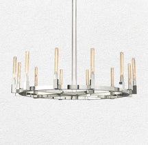 Candlestick Round Chandelier 60"