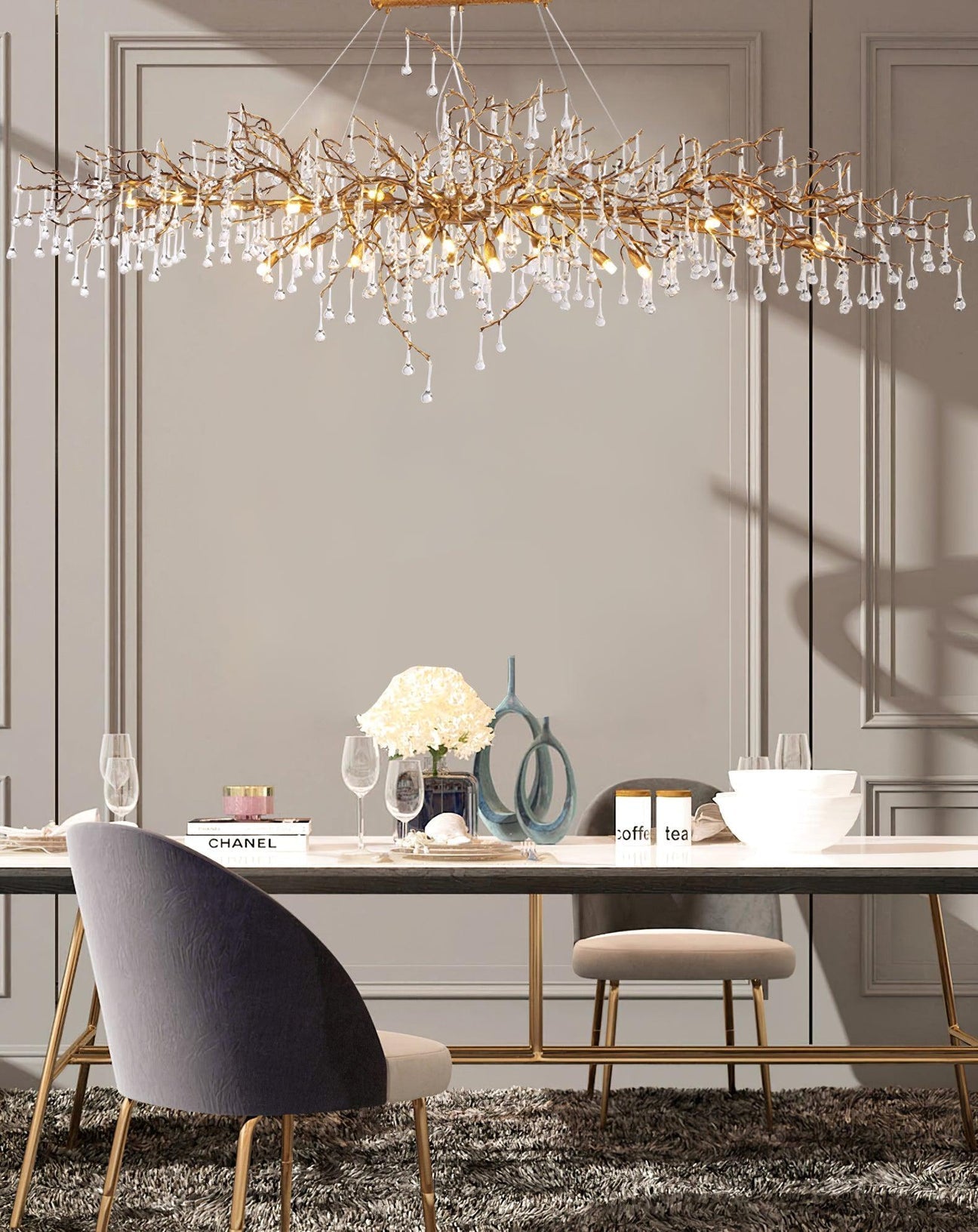 Drios Raindrop Chandelier