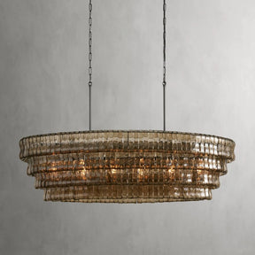 Amir Oval Chandelier 54'' 65''W