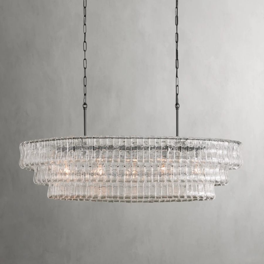 Amir Oval Chandelier 54'' 65''W