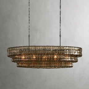 Amir Oval Chandelier 54'' 65''W