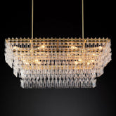 Marignan Tier K9 Crystal  Rectangle Chandelier