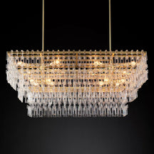 Marignan Tier K9 Crystal  Rectangle Chandelier