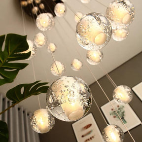 Adonis Suspension Water Drop Chandelier（ 43-Light customized）