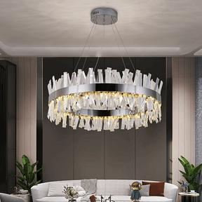 Arsen Crystal Round Chandelier