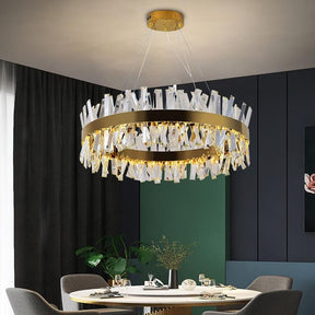 Arsen Crystal Round Chandelier