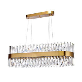 Arsenio Oval Crystal Chandelier