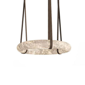 Charlene Marble Halo Circle Light