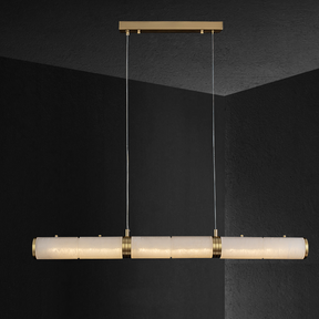 Alabaster Magnificence Art Linear Chandelier