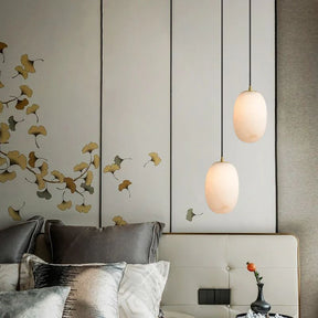 Aria Alabaster Bedside Pendant Light