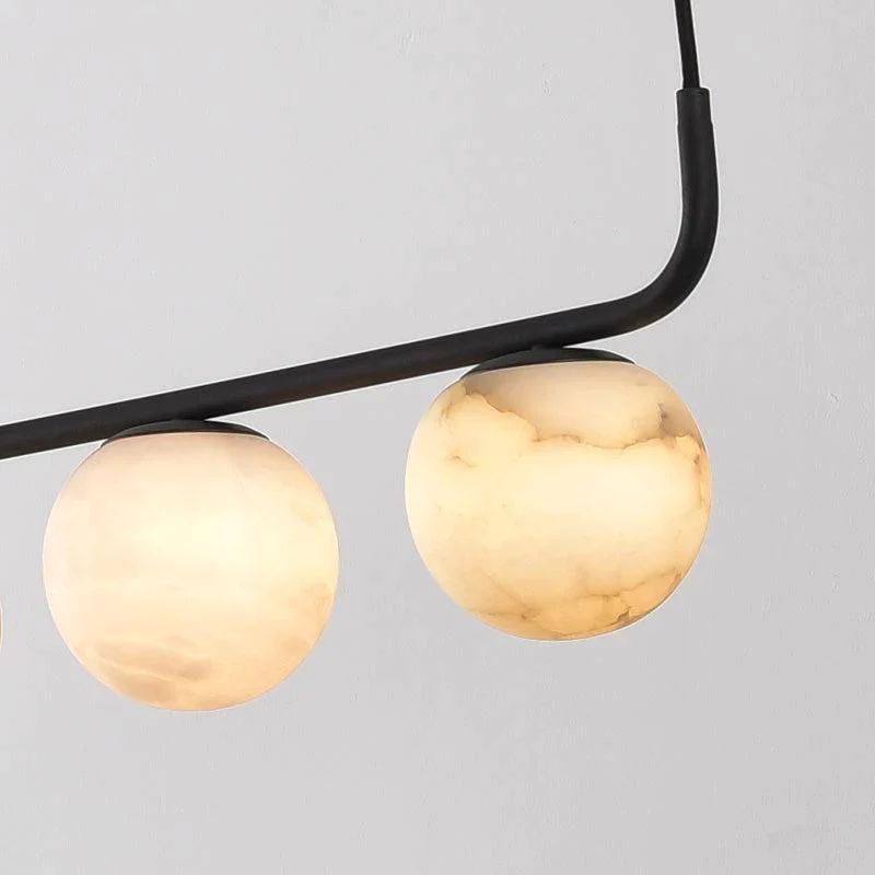 Aria Alabaster Global Linear Pendant