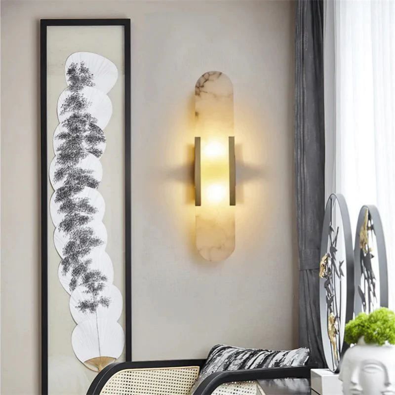 Aria Alabaster Linear Wall Sconce