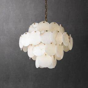 Charlene Marble Multi-Tier Round Chandelier