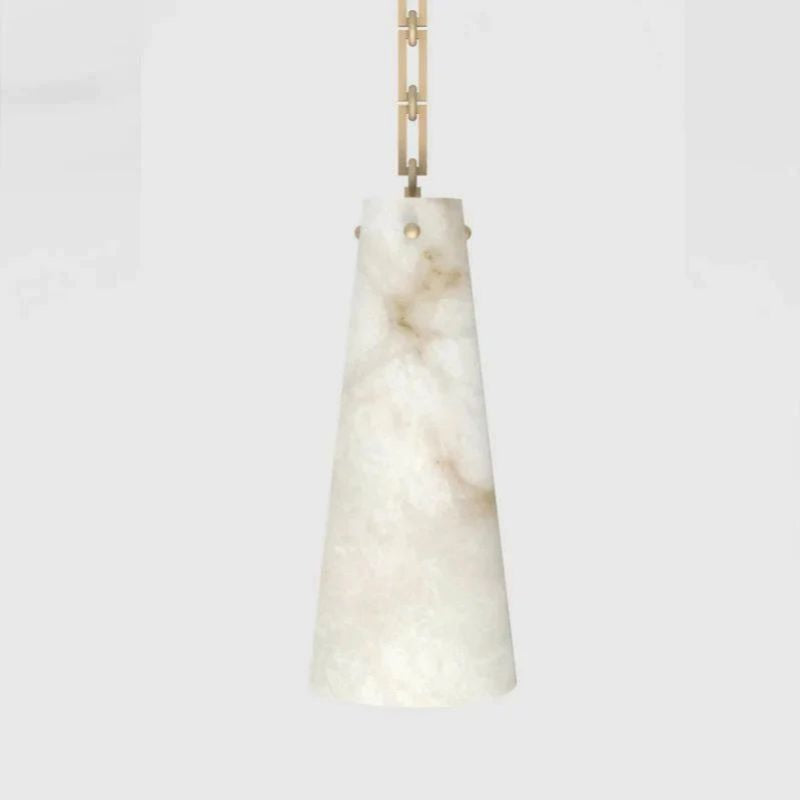 Aria Alabaster Modern 5-Light Marble Chandelier