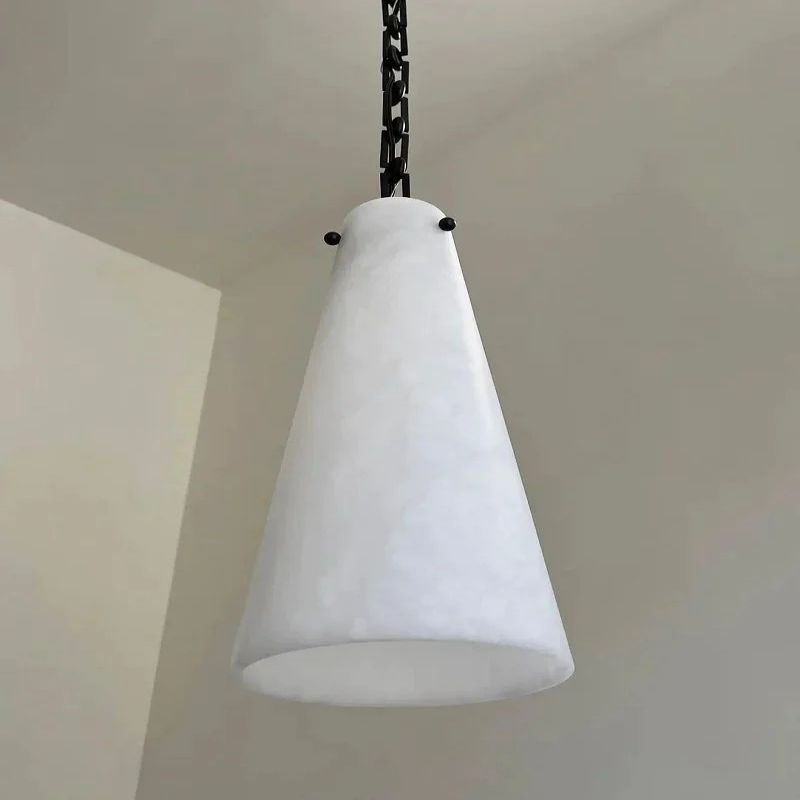 Aria Alabaster Modern 5-Light Marble Chandelier