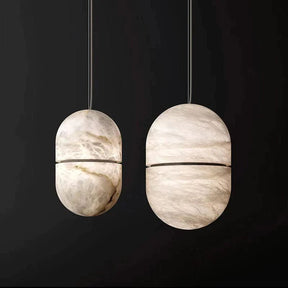 Aria Alabaster Oval Pendant