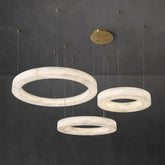 Aria Alabaster Round Pendant Light