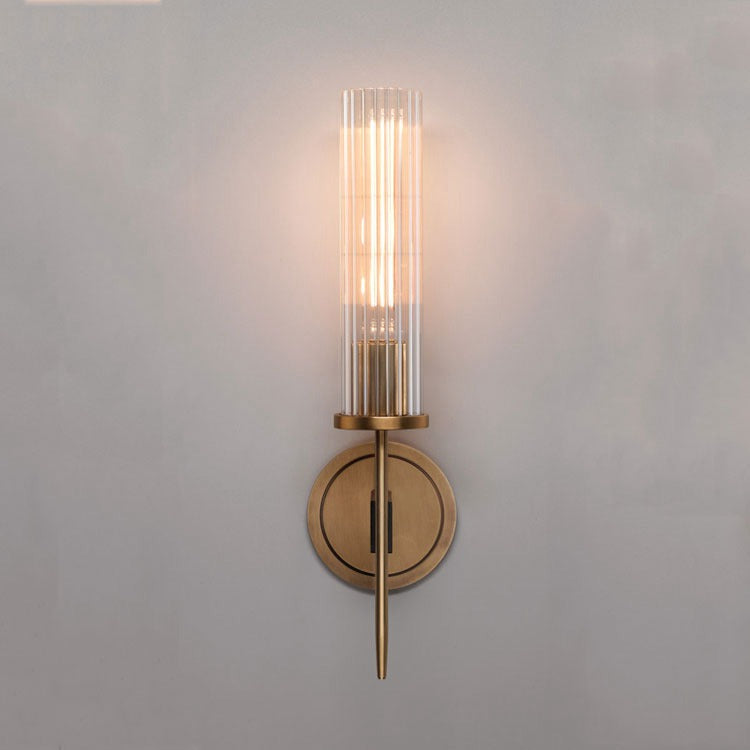 Candlestick Industrial Single Candle Wall Sconce