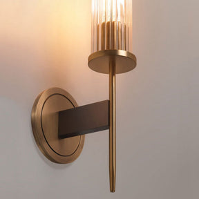 Candlestick Industrial Single Candle Wall Sconce