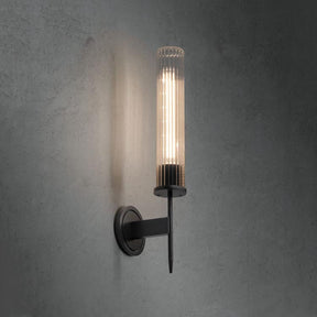 Candlestick Industrial Single Candle Wall Sconce