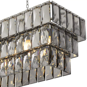 Aria Glamour Rectangle Modern Chandeliers