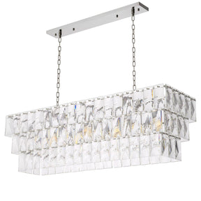 Aria Glamour Rectangle Modern Chandeliers