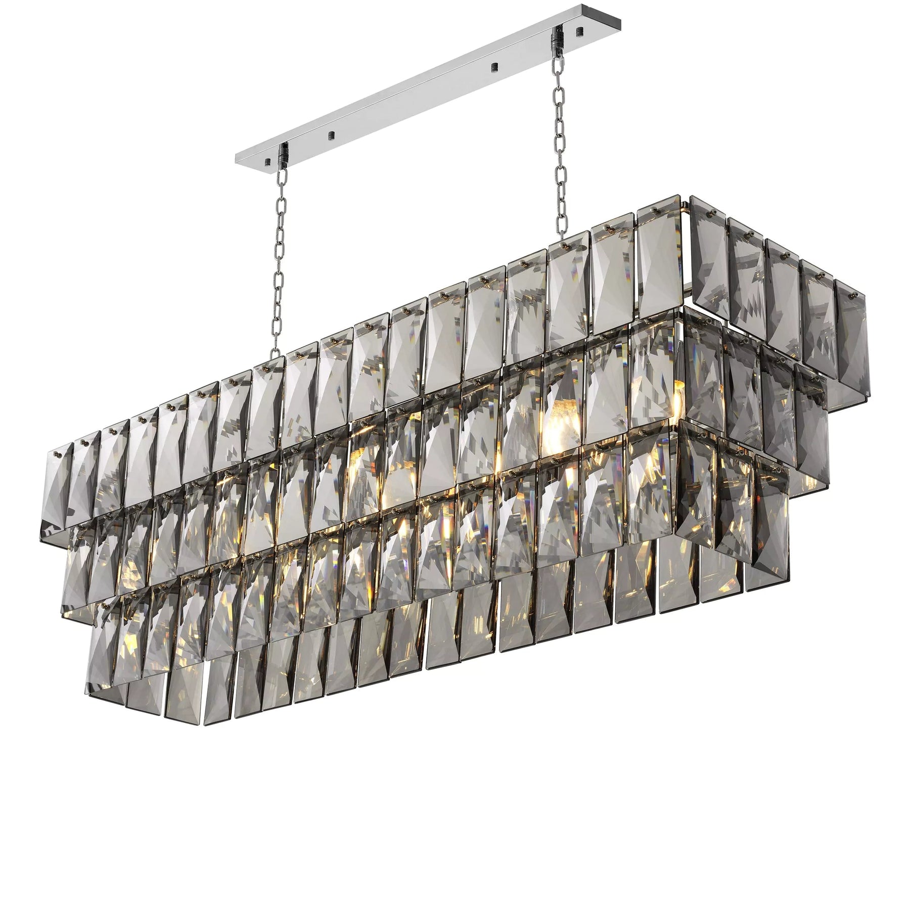 Aria Glamour Rectangle Modern Chandeliers