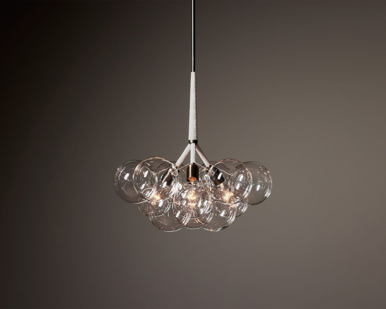 Oliver Bubble Glass Chandelier Large 21''