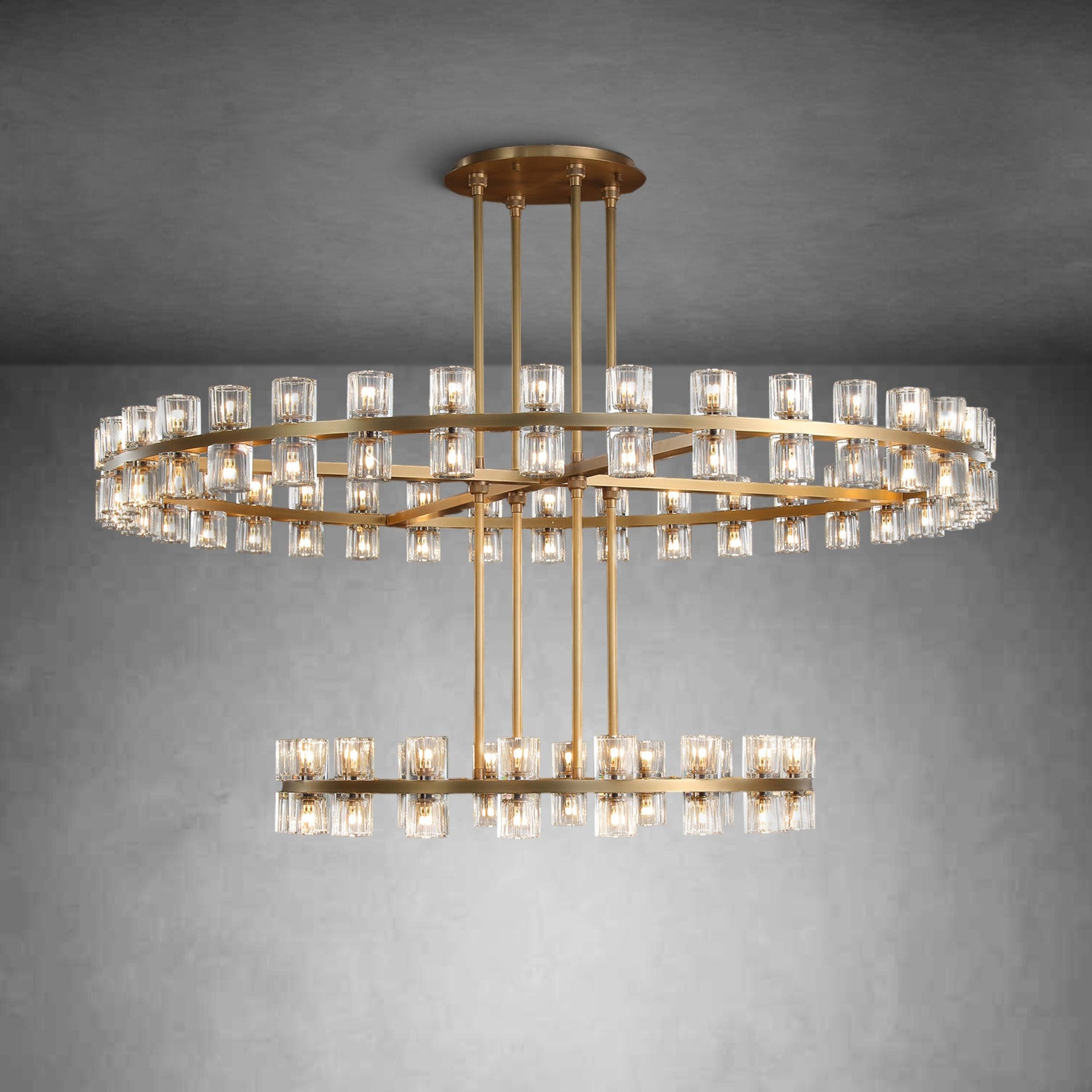 Reger High-End 2-Tier Chandelier For Living Room Dinig Room