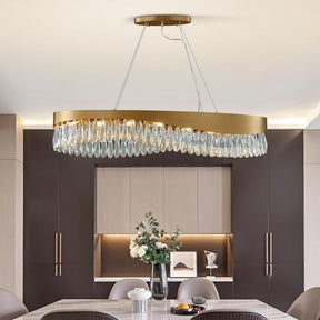 Arian Oval Crystal Chandelier