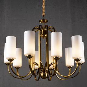 Aria Aries Vintage Brass Chandelier