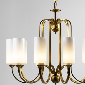 Aria Aries Vintage Brass Chandelier