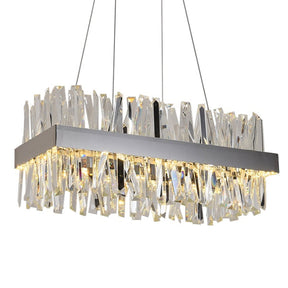 Arsenio Rectangular Crystal Chandelier