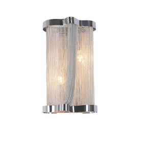 Ashlee Aluminum Chain Tassel Wall Sconce