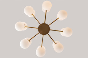 Aria Modern Brass Chandelier