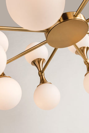 Aria Modern Brass Chandelier