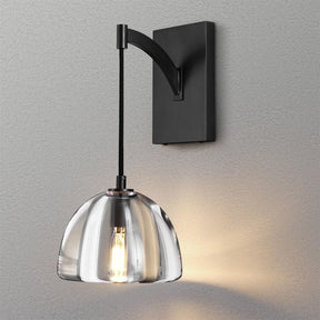 Aria Hemisphere Modern Wall Sconce 7”