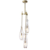 Eternity Modern Brass Chandelier S/L - Brass/Bronze