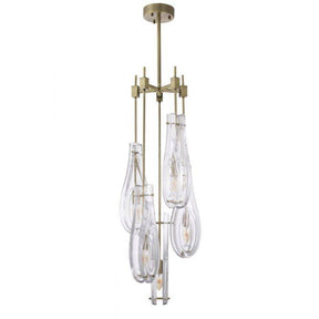 Eternity Modern Brass Chandelier S/L - Brass/Bronze