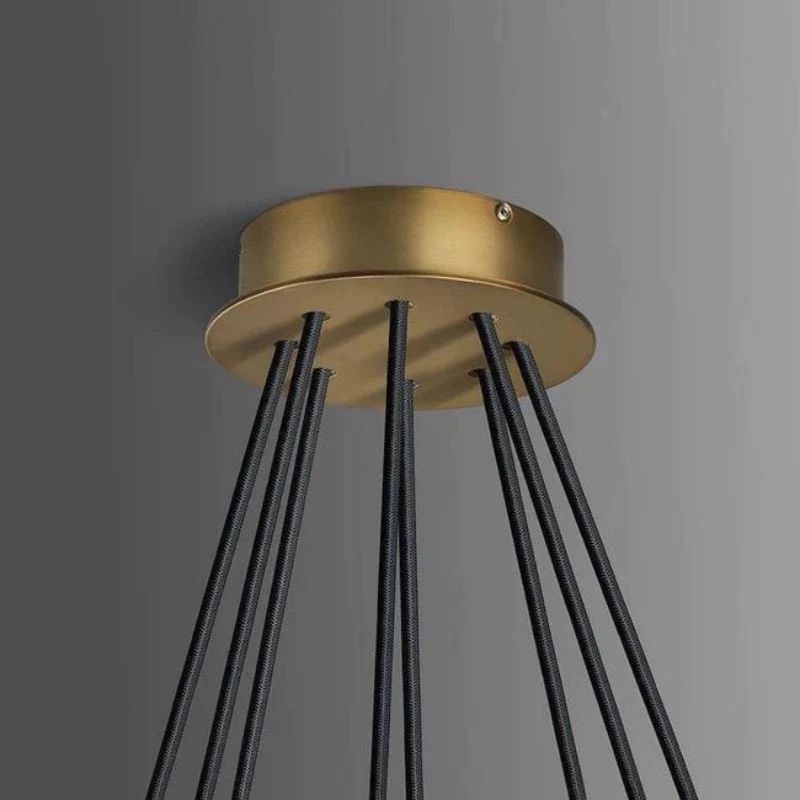 Linna Contemporary Circular Living Room Pendant