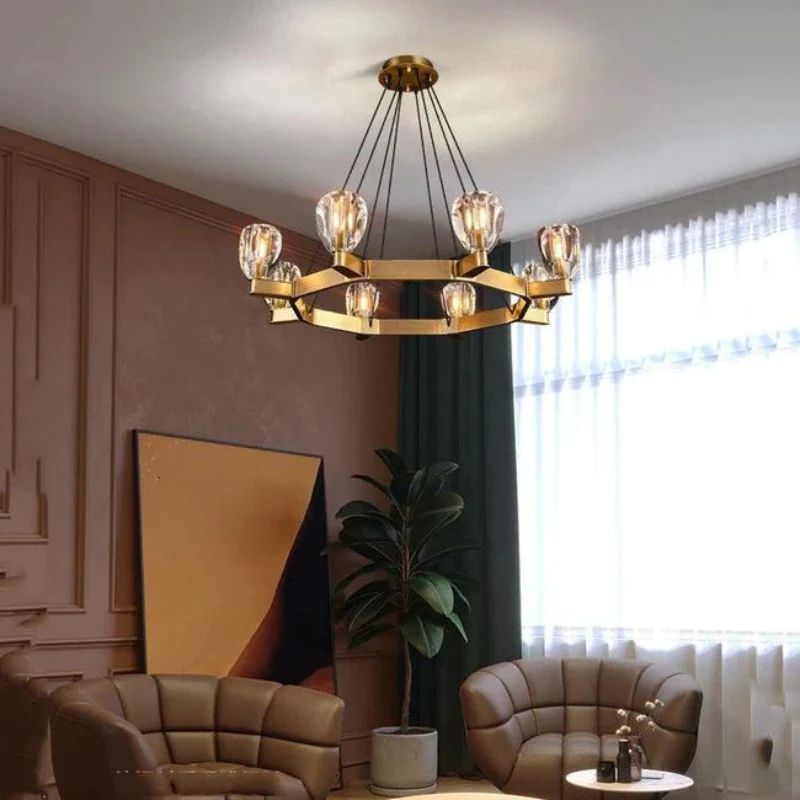 Linna Contemporary Circular Living Room Pendant