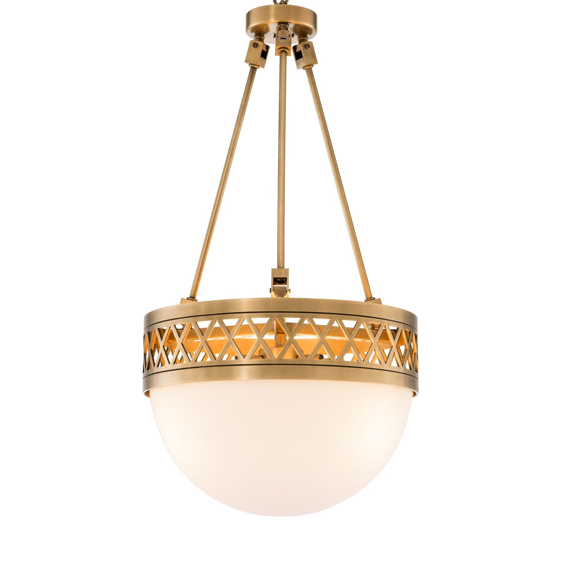 Eternity Modern Brass Chandelier - Brass