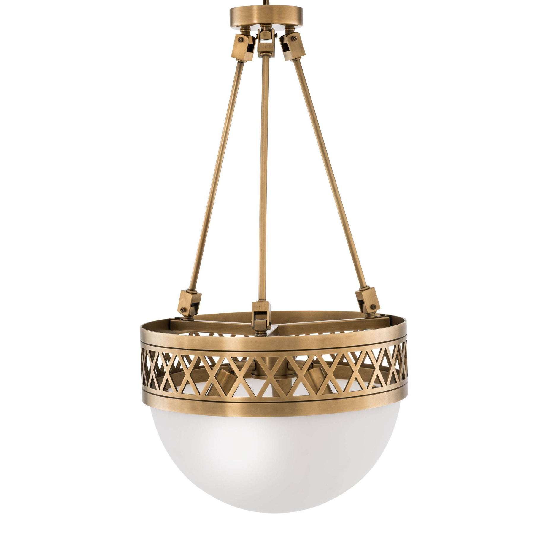 Eternity Modern Brass Chandelier - Brass