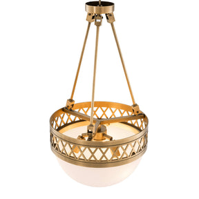 Eternity Modern Brass Chandelier - Brass